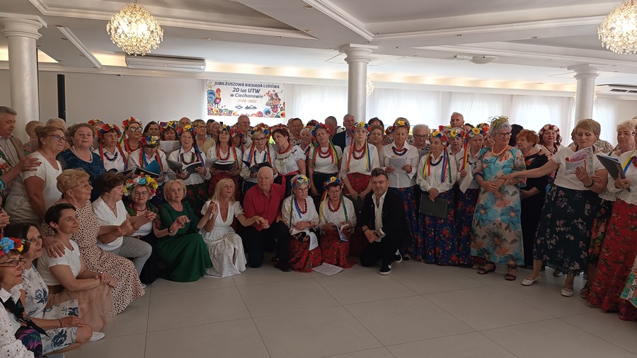 Uczestnicy jubileuszowej biesiady